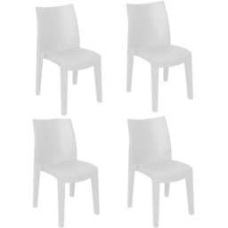 Chaise d'extérieur Ravenna, Chaise de jardin, Chaise pour table à manger, Fauteuil d'extérieur