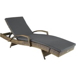 Bain de soleil oceane 5 positions cadre en aluminium - chaise longue, transat bain de soleil,