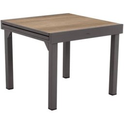 Table de jardin extensible Piazza Houblon & Tonka 8 places - Hespéride - Houblon / tonka