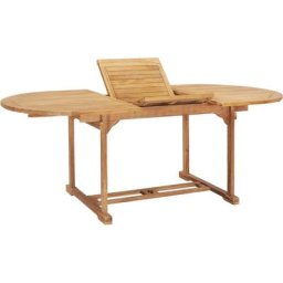 Table de jardin extensible 150-200x100x75 cm Teck solide Vidaxl n/a