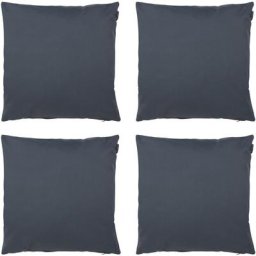 Coussins d'assise, Lot de 4, 43cm x 43cm, Coussins de Siège, Résistant à l'eau, Coussins