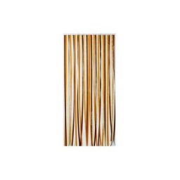 Rideau de porte Antilles en polyéthylène - 90x200 cm - brun et beige - Morel