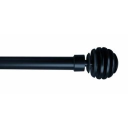 Secodir - Kit Tringle Extensible ø 19/16mm Soho 165 à 310cm - Noir mat C179