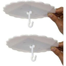 Lot de 2 crochets pour moustiquaire de plafond, pour ciel de lit, faciles à installer et à utiliser