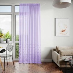 Flhf - Rideaux Lune pleat 140x250, lavande - lavande