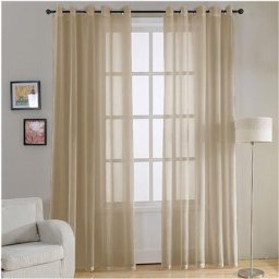 Acomoda Textil - 2 Rideau translucide pour windows Lin 150x260 cm .