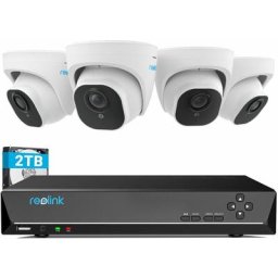 Reolink - Kit de Vidéosurveillance 4K 8MP Détection de Personne et Véhicule, 8CH PoE nvr 2To hdd