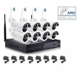Housecurity - kit de vidéosurveillance sans fil 2 mp full wifi hd ip 8 caméras nvr lan remote 3G