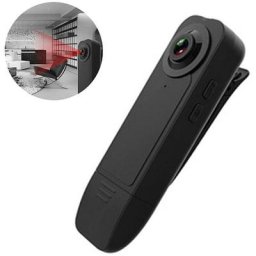 Caméras de sécurité portables avec clip de caméra mini-corps Poche 1080p portable