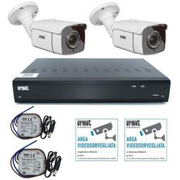Kit de vidéosurveillance Urmet ahd 5M 4 canaux avec 2 caméras 1097/814