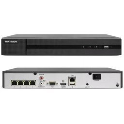 Hikvision - nvr 4 canaux HWN-4104MH-4P 4K 8MPX onvif poe H.265+ cloud P2P
