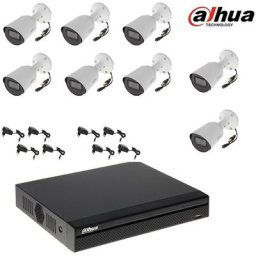 Dahua - kit de vidéosurveillance 8 caméras infrarouge 2 mpx ip cloud