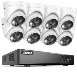 Annke - 5MP Super hd Système de caméra de sécurité dvr 8CH 5-en-1 avec caméras pir extérieures 4