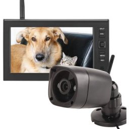 7 pouces lcd sans fil wifi 4CH système de surveillance de sécurité affichage + caméra 1pc caméras