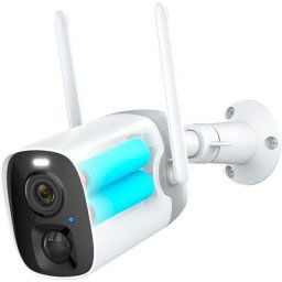 Caméra Surveillance WiFi Exterieure sans Fil Batterie Rechargeable, 10000mAh Camera ip Extérieure