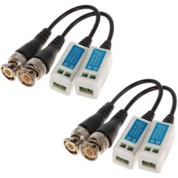 Housecurity - 4 balun vidéo bnc émetteurs 5MPX ahd cvi tvi cvbs caméra de surveillance vidéo