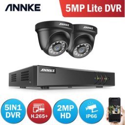 Système de caméra de sécurité cctv dvr 4 canaux 5MP 5 en 1 avec caméras étanches hd 1080P pour kits