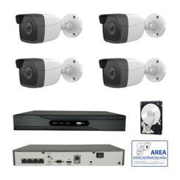 Housecurity - poe kit 4 channel nvr 2 mpx H265 cloud ip video surveillance hd 1 tb
