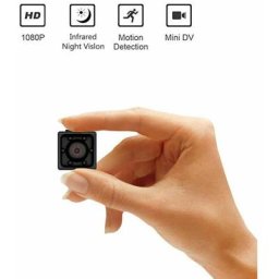 Mini caméra espion sans fil, caméra de sécurité hd 1080P avec vision nocturne, détection de