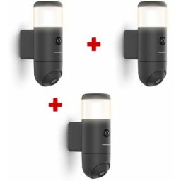 Caméra extérieure connectée, rotative et motorisée avec éclairage intégrée Thomson Rheita 100,