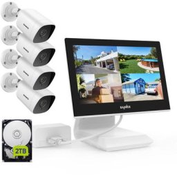 Sannce - Le kit de système de vidéosurveillance de sécurité 4 canaux cctv prend en charge onvif