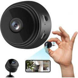 Camera Espion,HD Caméra de Surveillance sans Fil 1080P Mini Camera sur Batteries Nanny Caméra Sport