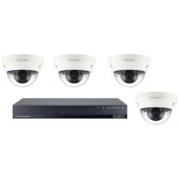 Kit de Vidéosurveillance Samsung dvr SRD494D1TB et 4 Caméras Dôme CV6023R