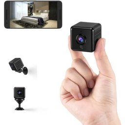 4K Camera Espion Camera Surveillance WiFi Mini Caméra de Surveillance Interieur sans Fil Longue