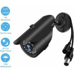 Caméra analogique Bullet 1080P 2.0MP avec corps en métal intégré 36pcs ir-cut led lumières système