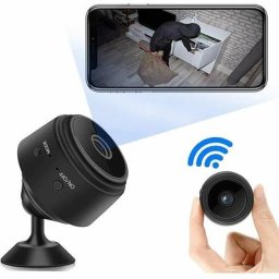 Mini Camera Cachée WiFi Petite, Full hd 1080P de Surveillance de Sécurité Bébé Caméra sans Fil avec