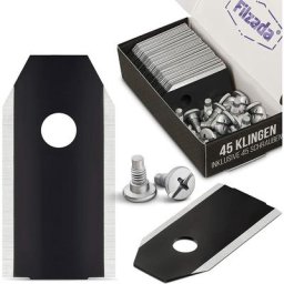 45x Lame De Rechange en Carbon pour tous les Husqvarna Automower/Gardena/Yardforce - Lame robot