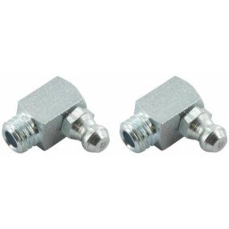 Cyclingcolors - 2x graisseur M8x1,25 angle 90° embout graissage pompe à graisse manuelle