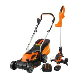 Twin Pack Tondeuse + Coupe Bordure à batterie 40V. Yard Force LMG32 - LTG30 300m²