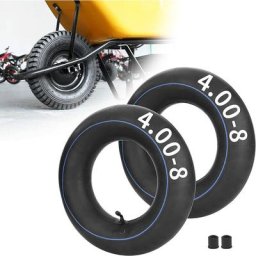 Lot de 2 tondeuses de Karting minibike à Chambre à air Robuste de 4.80/4.00-8 ""Chariots à Main