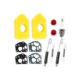 2 Set Filtre à air avec Membrane de carburateur Ressortsd pour Briggs & Stratton Quattro 450 500