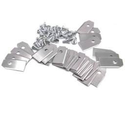 Vhbw - 30x Lames compatible avec Gardena Sileno city 500, Smart Sileno city 450 tondeuse - Lames de