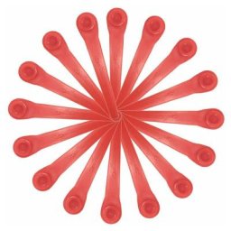 Accessoire pour coupe-bordure Lot de 100 Lames en Plastique compatibles avec Coupe-Bordure Gardena,