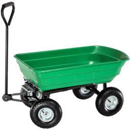 Chariot de jardin 300 kg avec benne basculante - chariot de transport a main, remorque de jardin,