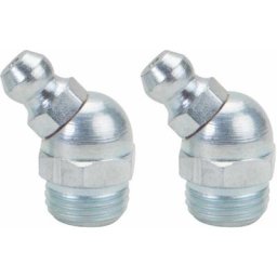 Cyclingcolors - 2x graisseur M10x1,5 angle 45° embout graissage pompe à graisse manuelle