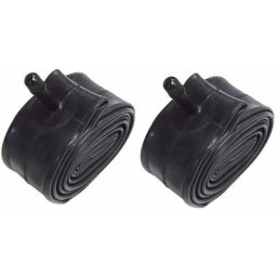 Cyclingcolors - 2x Chambre à air 16 17 2 3/4 valve schrader droite brouette chariot diable tracteur