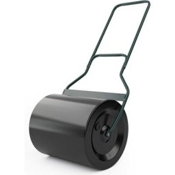 GOPLUS Rouleau a Gazon 60L Rempli Eau ou Sable, Rouleau de Jardin avec Poignee Pratique, Bouchon de