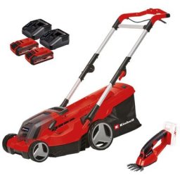 Tondeuse à gazon sans fil ge-cm 36/37 Li + Cisaille à gazon sans fil ge-cg 18/1 Li Power X-Change