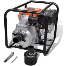 Pompe à eau à moteur à essence 80 mm Connexion 4800 w Vidaxl