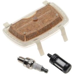 Set de filtres à air, à carburant, bougie d'allumage compatible avec Stihl ms 171, 181, 201, 211
