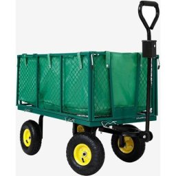 Chariot de Transport 550kg Chariot de Jardin Chariot à Outils - Verde - Arebos