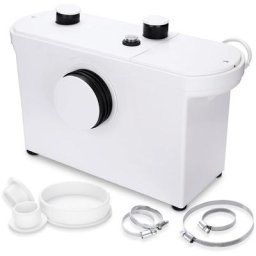 Station de relevage Eaux usées wc 600W Eaux chargées Pompage Broyeur sanitaire - Blanc - Hengda
