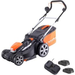 Yardforce - Yard Force Tondeuse à Gazon Rotative Sans Fil 37cm, avec 2 Batteries Lithium-Ion 20V