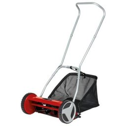 Tondeuse à gazon manuelle gc-hm 400 (jusqu'à 250 m², cylindre de coupe, 5 lames en acier, réglage