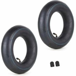Lot de 2 Chambre à air 4,00/3,50-6 350/400-6 3.50-6 4.00-6 4.10-6 avec tige de valve coudée TR87