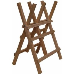 Chevalet de tronçonnage en bois (hêtre et/ou frêne) 3 tréteaux grand modèle renforcée l: 94 cm - l: